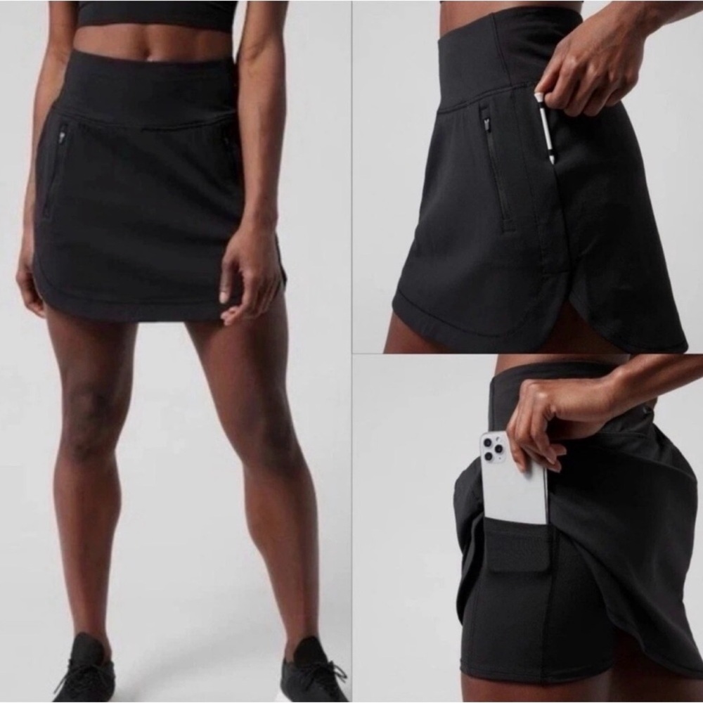 Athleta NWT Fairway Golf‎ Skort in Black